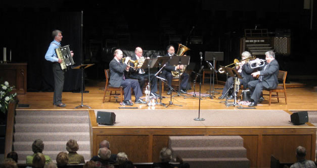 Frank VanderZwan and the Menlo Brass Quintet